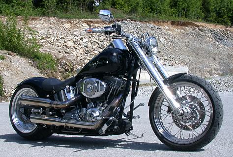 Harley Davidson Softail FXSTI Black